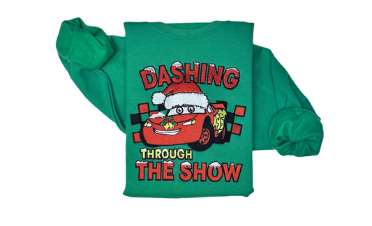 Embroidered Lighting MacQueen Inspired Sweatshirt