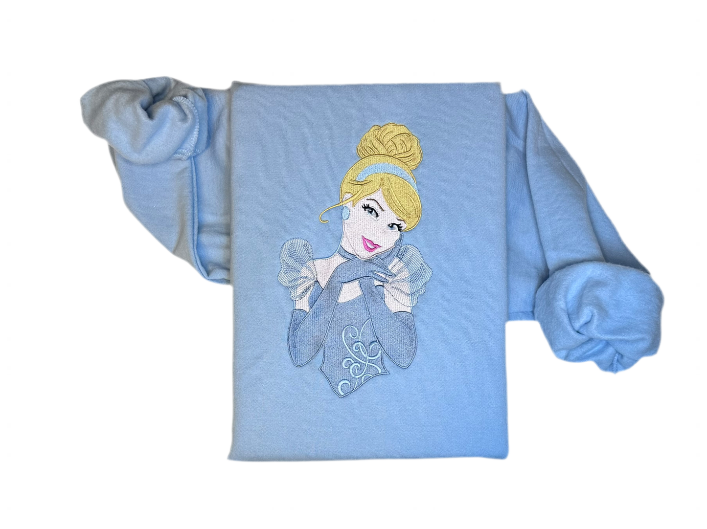Embroidered Cinderella Disney Inspired Sweatshirt
