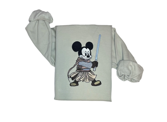 Embroidered Star Wars Mickey Inspired Sweatshirt
